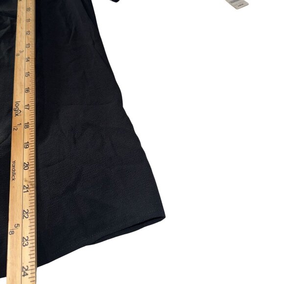 Tahari Black Short Sleeve Blouse With Studded Details Size Small - Picture 6 of 7